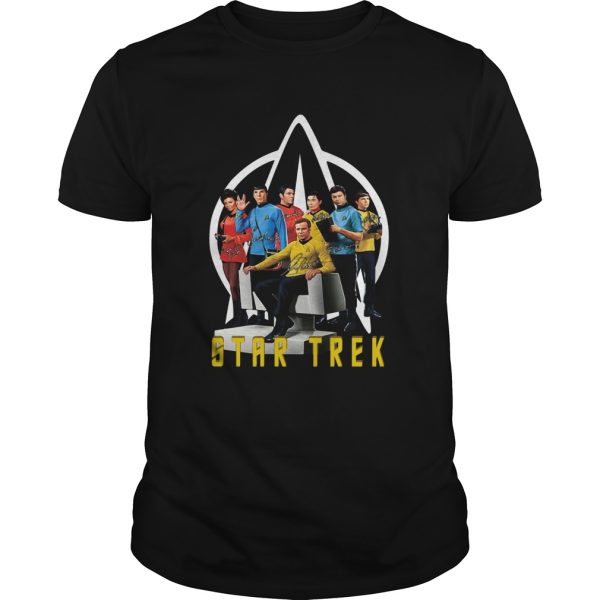 Star Trek Characters Signatures shirt