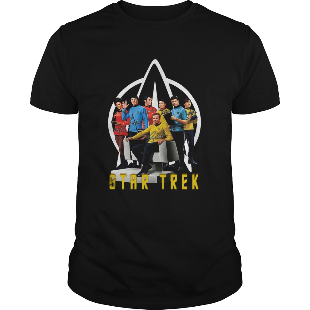Star Trek Characters Signatures shirt Star Trek Characters Signatures shirt