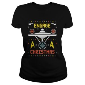 Star Trek Engage Christmas Shirt