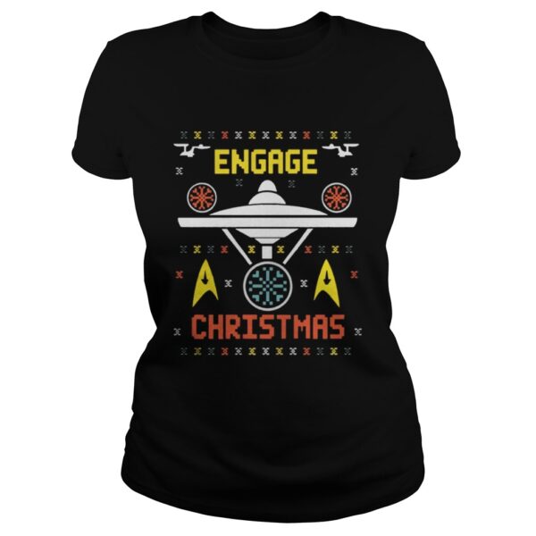 Star Trek Engage Christmas Shirt