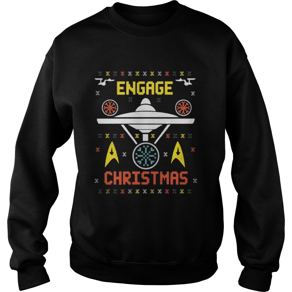 Star Trek Engage Christmas Shirt Star Trek Engage Christmas Shirt