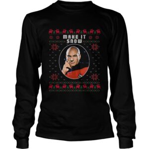 Star Trek Make It Snow Ugly Christmas shirt
