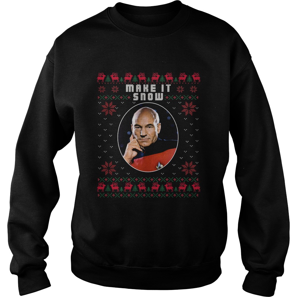 Star Trek Make It Snow Ugly Christmas shirt Star Trek Make It Snow Ugly Christmas shirt
