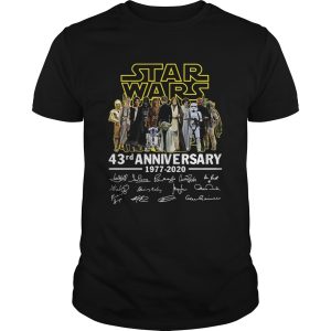 Star Wars 43rd Anniversary 19772020 Signatures shirt