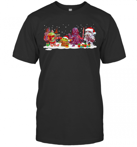 Star Wars And Mandalorian Friend Merry Christmas 2020 T-Shirt Star Wars And Mandalorian Friend Merry Christmas 2020 T-Shirt