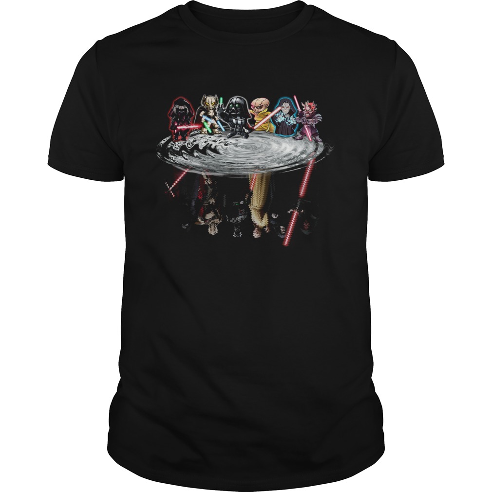 Star Wars Chibi Characters Water Reflections shirt Star Wars Chibi Characters Water Reflections shirt