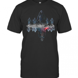 Star Wars Darth Vader And Stormtrooper Water Mirror Reflection T-Shirt