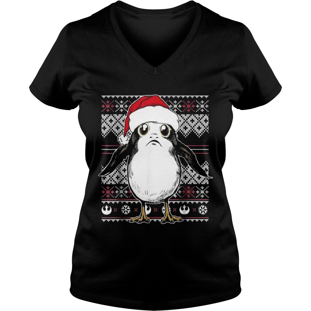 Star Wars Porg Ugly Christmas Sweater Graphic TShirt Star Wars Porg Ugly Christmas Sweater Graphic TShirt