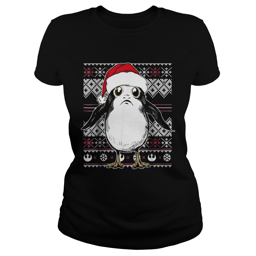 Star Wars Porg Ugly Christmas Sweater Graphic TShirt Star Wars Porg Ugly Christmas Sweater Graphic TShirt