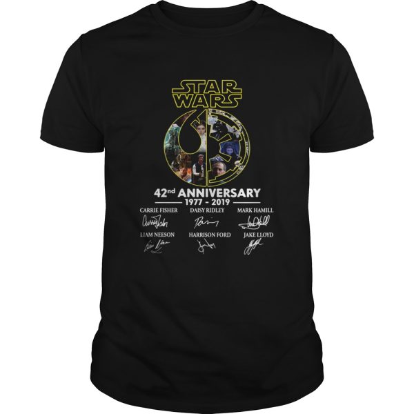 Star Wars Rebel Alliance 42nd anniversary 1977 2019 shirt