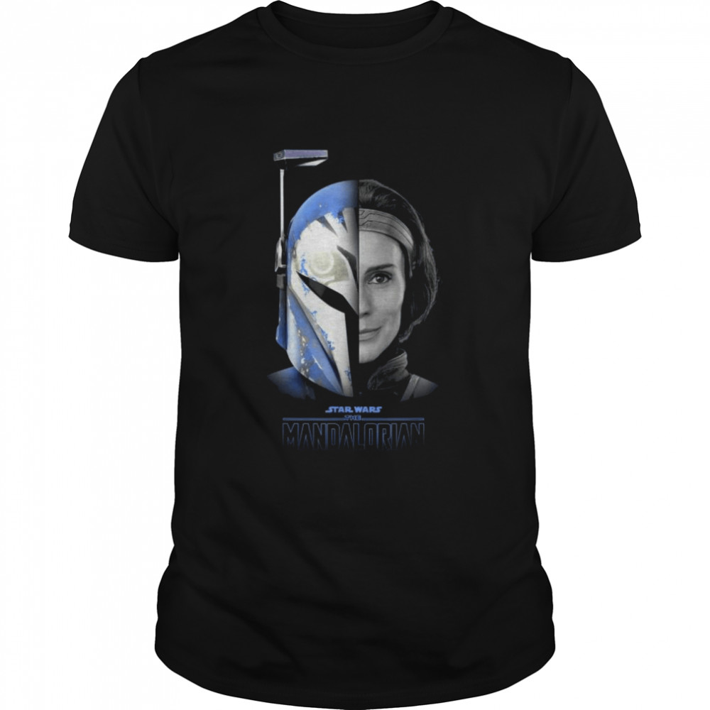 Star Wars The Mandalorian Bo Katan Split Face Shirt Star Wars The Mandalorian Bo Katan Split Face Shirt