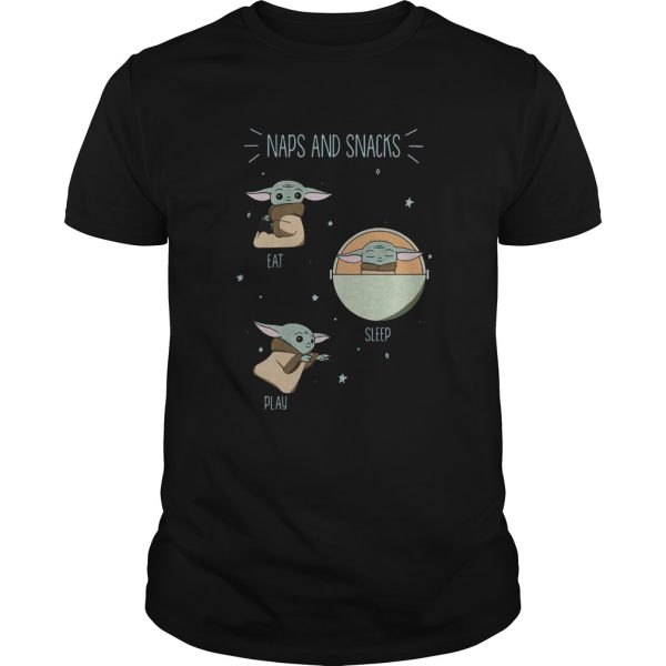 Star Wars The Mandalorian The Child Naps And Snacks shirt