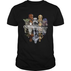 Star Wars chibi water reflection mirror shirt