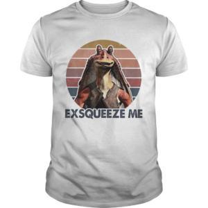 Star wars jar jar binks exsqueeze me vintage shirt