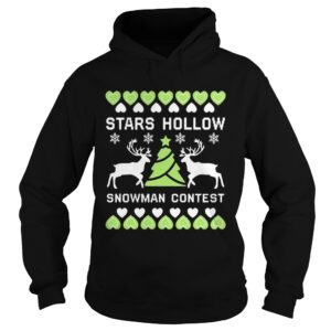 Stars Hollow Snowman Contest Christmas shirt