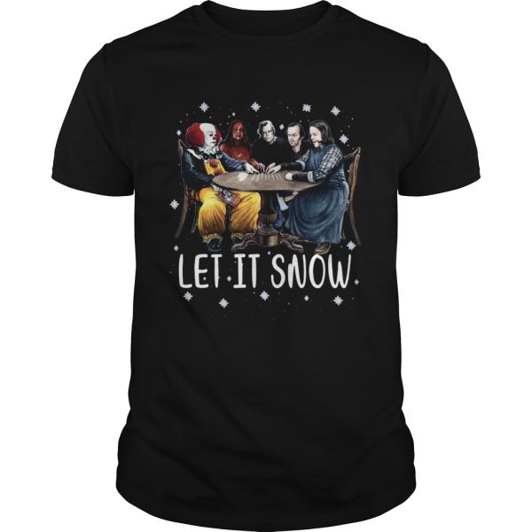 Stephen King Horror Friends Let It Snow shirt