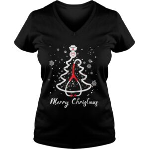 Stethoscope Christmas Tree Merry Christmas Nurse Gift Shirt