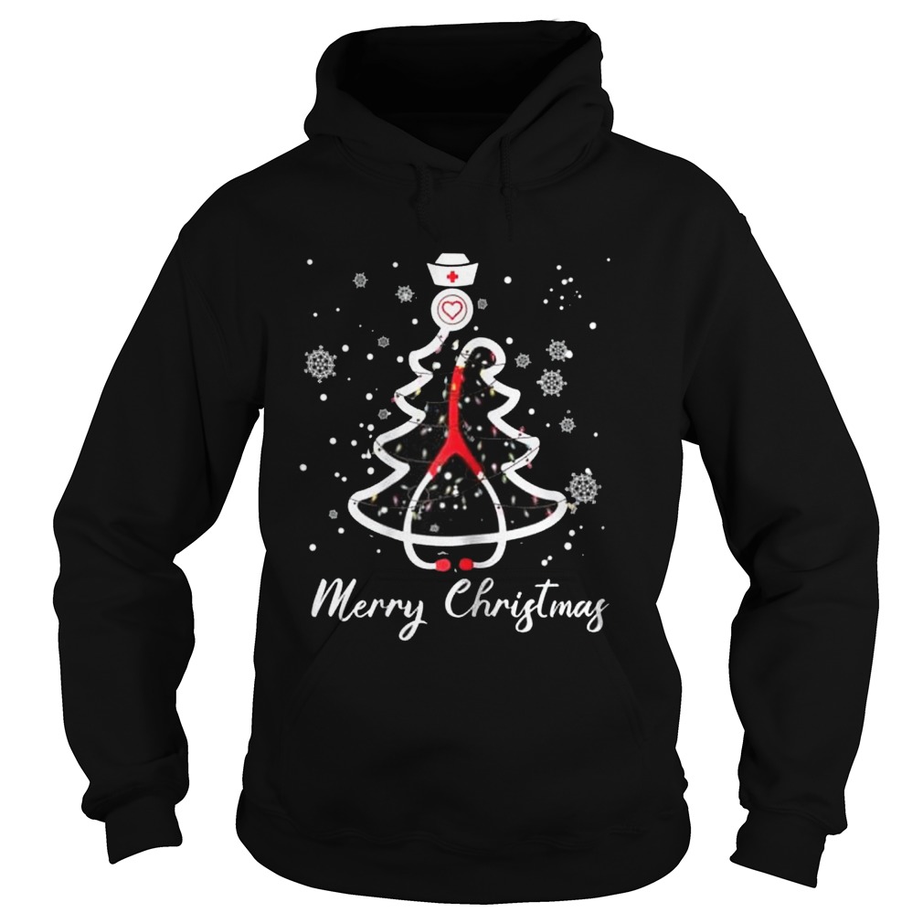 Stethoscope Christmas Tree Merry Christmas Nurse Gift Shirt Stethoscope Christmas Tree Merry Christmas Nurse Gift Shirt