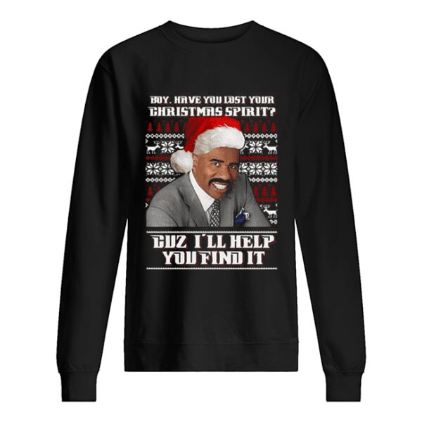 Steve Harvey Boy have you lost your Christmas spirit duz I’ll help you find it shirt