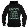 Stink stank stunk matching family ugly pajamas shirt