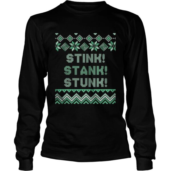 Stink stank stunk matching family ugly pajamas shirt