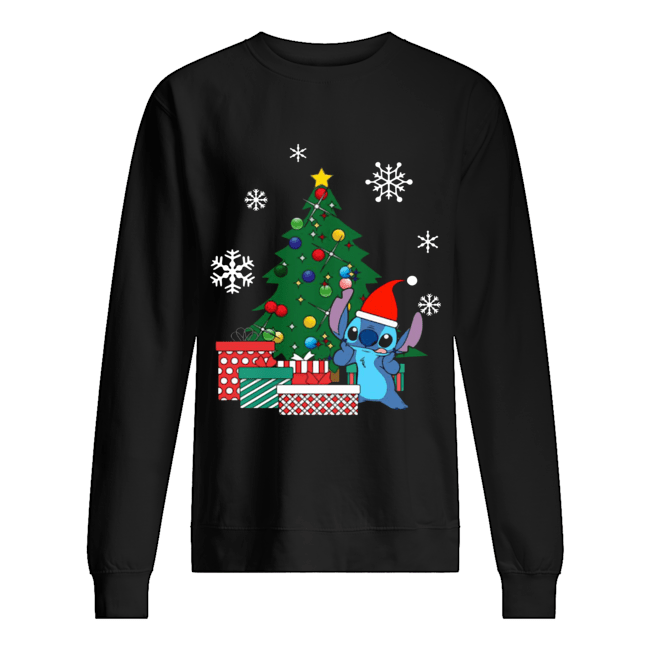 Stitch Around The Christmas Tree shirt Stitch Around The Christmas Tree shirt