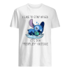 Stitch I like to stay in bed it’s too peopley outside shirt