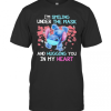 Stitch I&#039M Smiling Under The Mask And Hugging You In My Heart T-Shirt