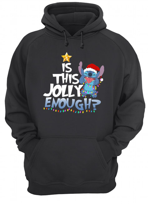 Stitch Is This Jolly Enough Christmas Lights Shirt Stitch Is This Jolly Enough Christmas Lights Shirt