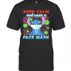 Stitch Keep Calm And Wear A Face Mask Covid 19 T-Shirt