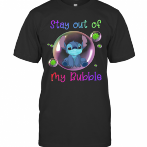 Stitch Mask Stay Out Of My Bubble T-Shirt