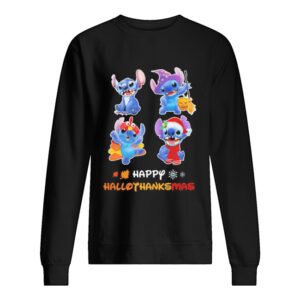 Stitch happy hallothanksmas shirt