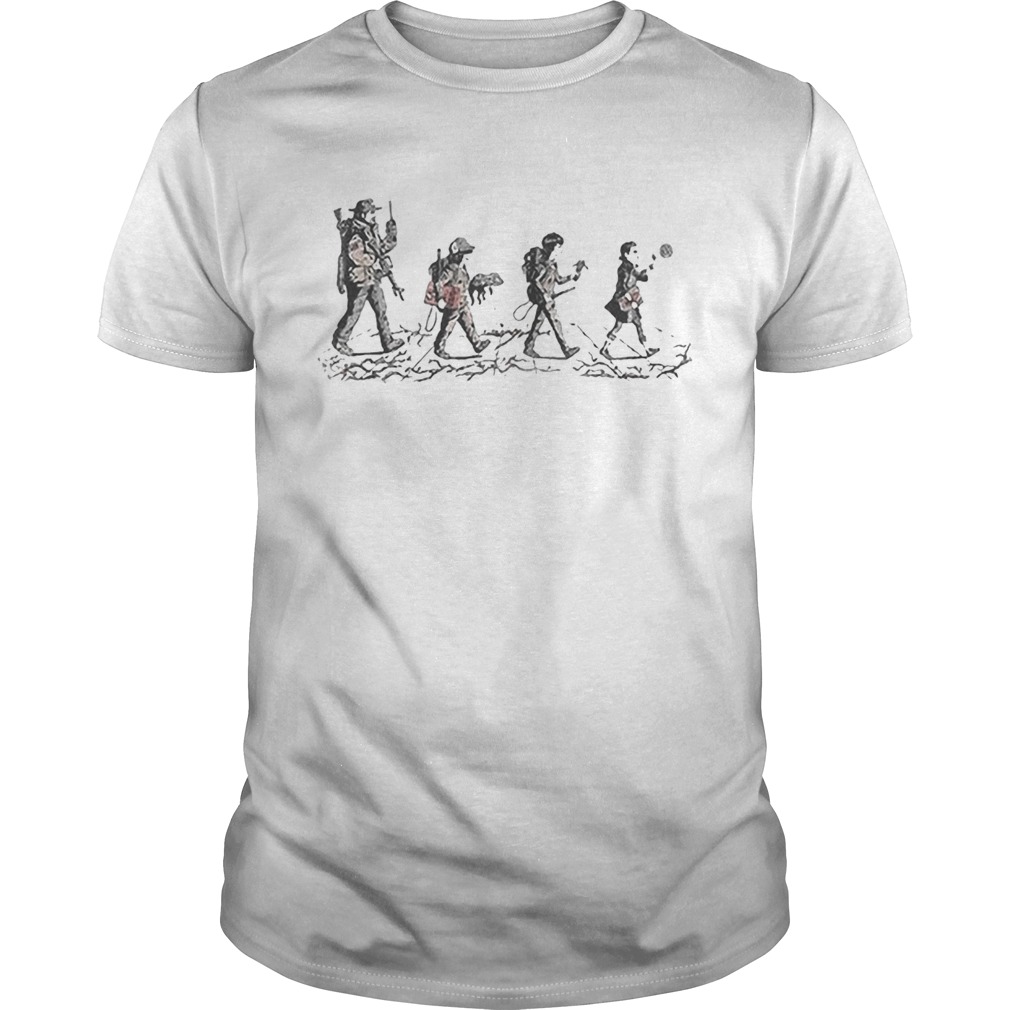 Stranger Things Walking The Abbey Road shirt Stranger Things Walking The Abbey Road shirt