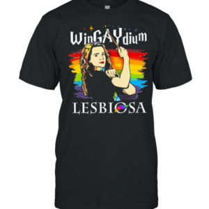Strong Woman Wingaydium Lessbiosa LGBT shirt