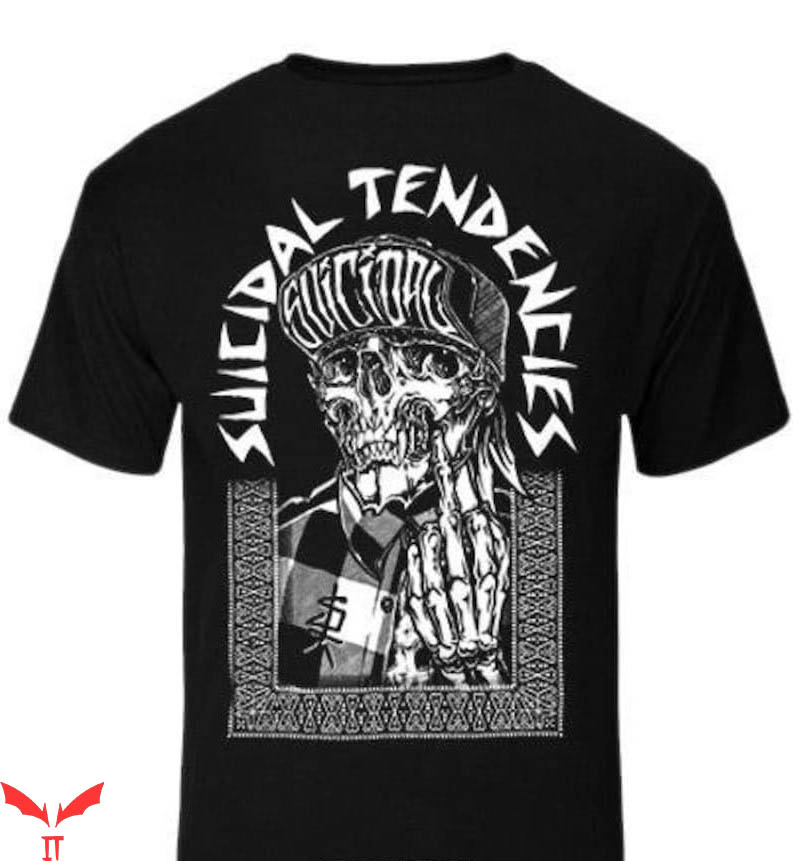 Suicidal Tendencies T-Shirt 1F One Finger T-Shirt Music Suicidal Tendencies T-Shirt 1F One Finger T-Shirt Music