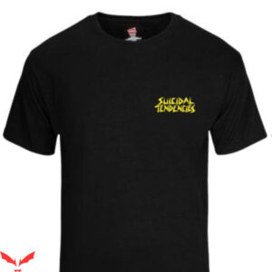 Suicidal Tendencies T-Shirt Yellow Logo Lable T-Shirt Music