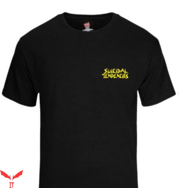 Suicidal Tendencies T-Shirt Yellow Logo Lable T-Shirt Music