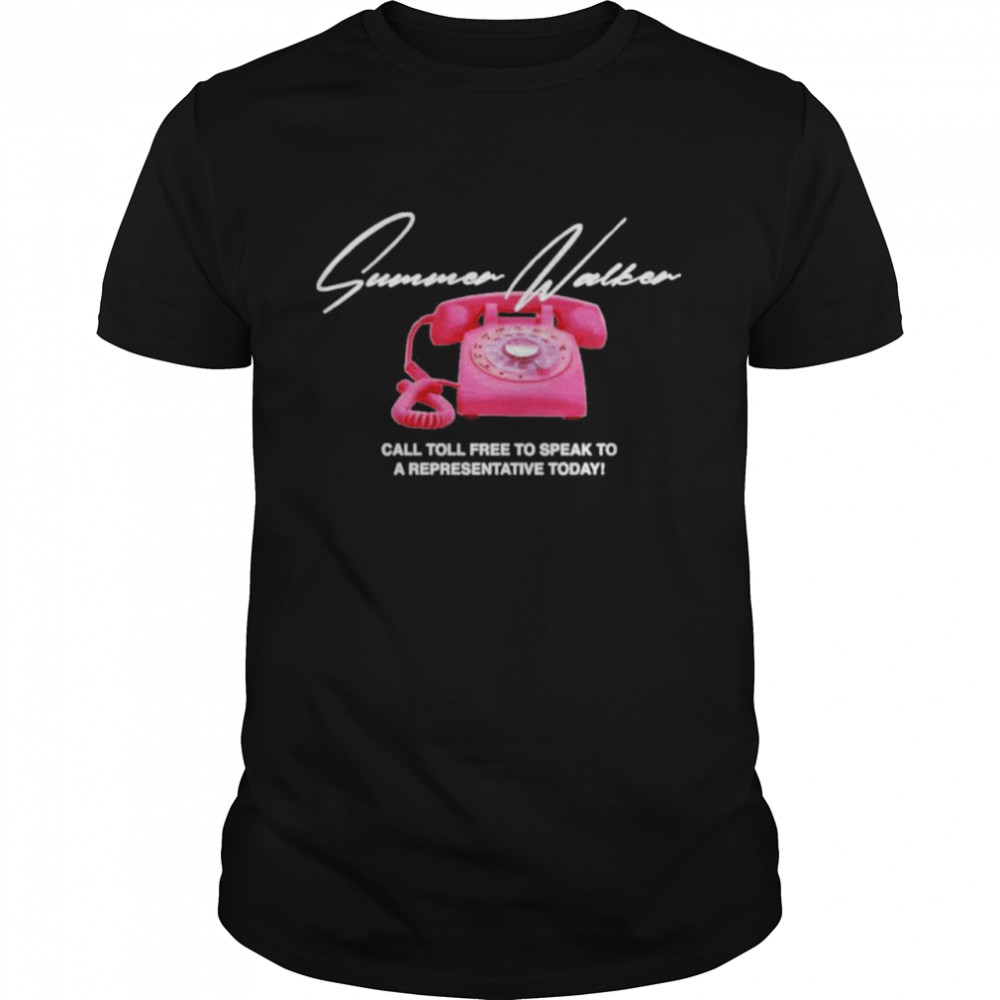 Summer walker merch toll free shirt Summer walker merch toll free shirt