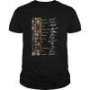 Supernatural all cast members signatures shirt