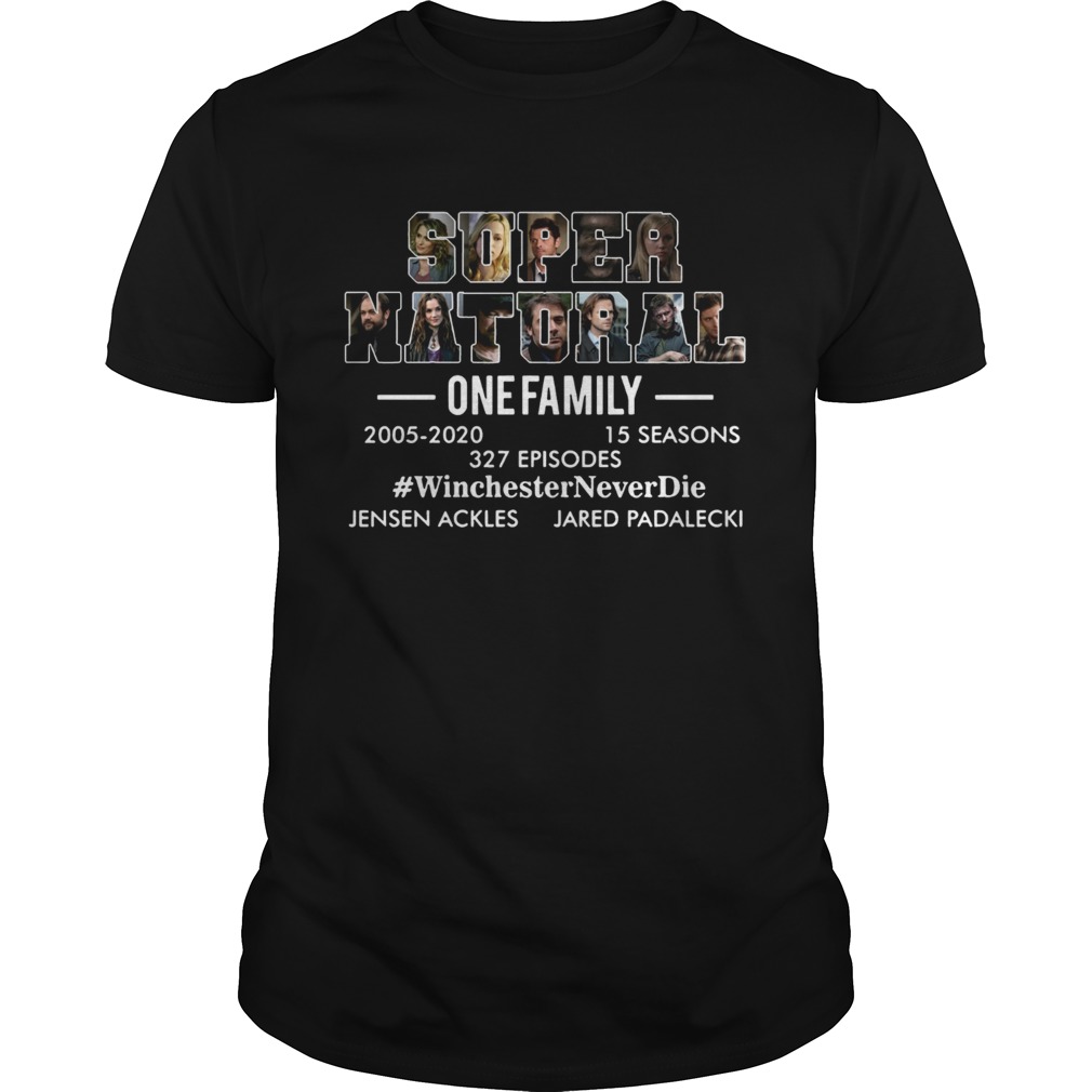 Supernatural one family 2005 2020 Winchester Never die shirt Supernatural one family 2005 2020 Winchester Never die shirt