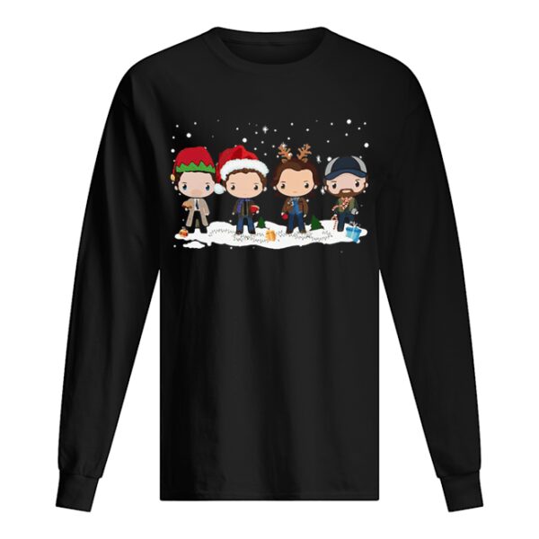 Supernatural santa chibi Christmas T-shirt