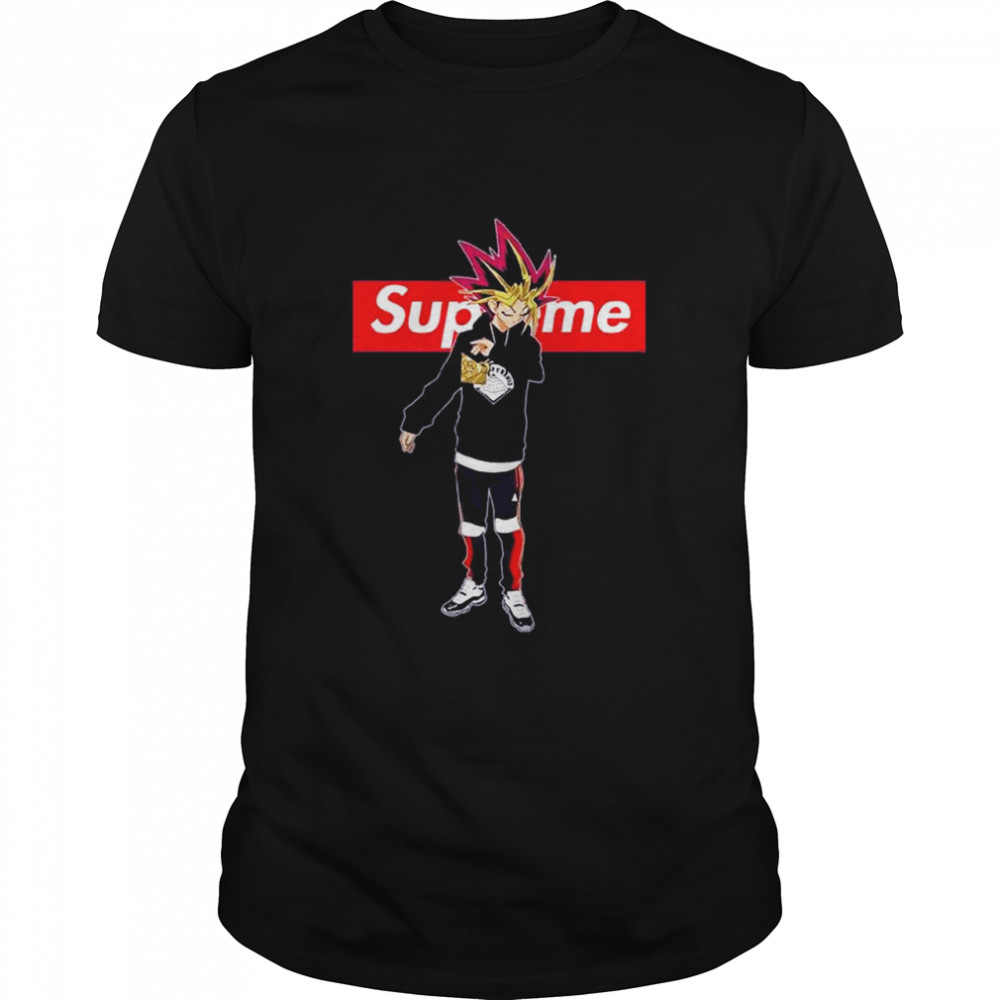Supreme Yugi Mutou Game Yugioh shirt Supreme Yugi Mutou Game Yugioh shirt