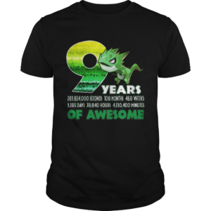 T-rex Dinosaur 9th Birthday shirt