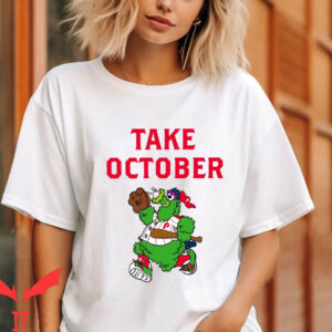 Take October T-Shirt Phillies Phanatic Christmas Sports