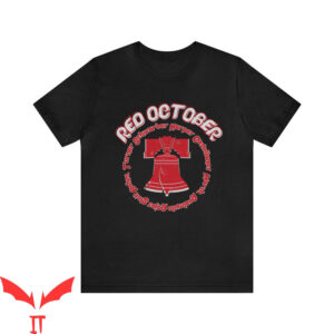 Take October T-Shirt Phillies Red October Baseball Team