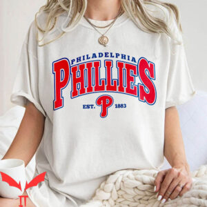 Take October T-Shirt Phillies Vintage In October We Wear Red