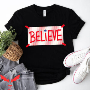 Take October T-Shirt Red Philadelphia Believe Postseason