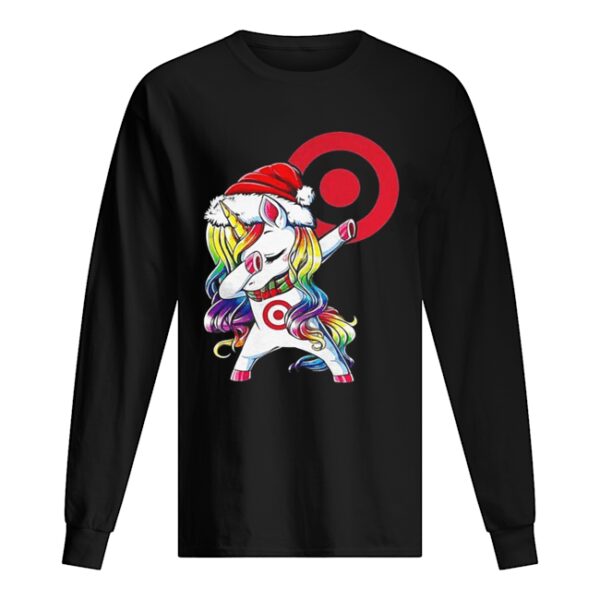 Target corporation dabbing Unicorn christmas shirt