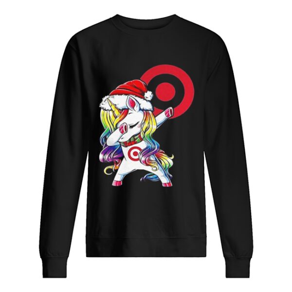 Target corporation dabbing Unicorn christmas shirt