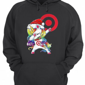 Target corporation dabbing Unicorn christmas shirt 3